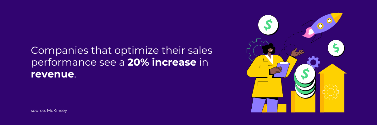 optimize sales performance to see increase in revenue